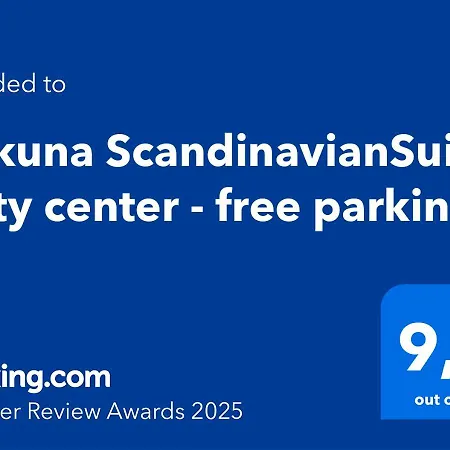 Apartment Hakuna Scandinaviansuite - Center - Free Parking